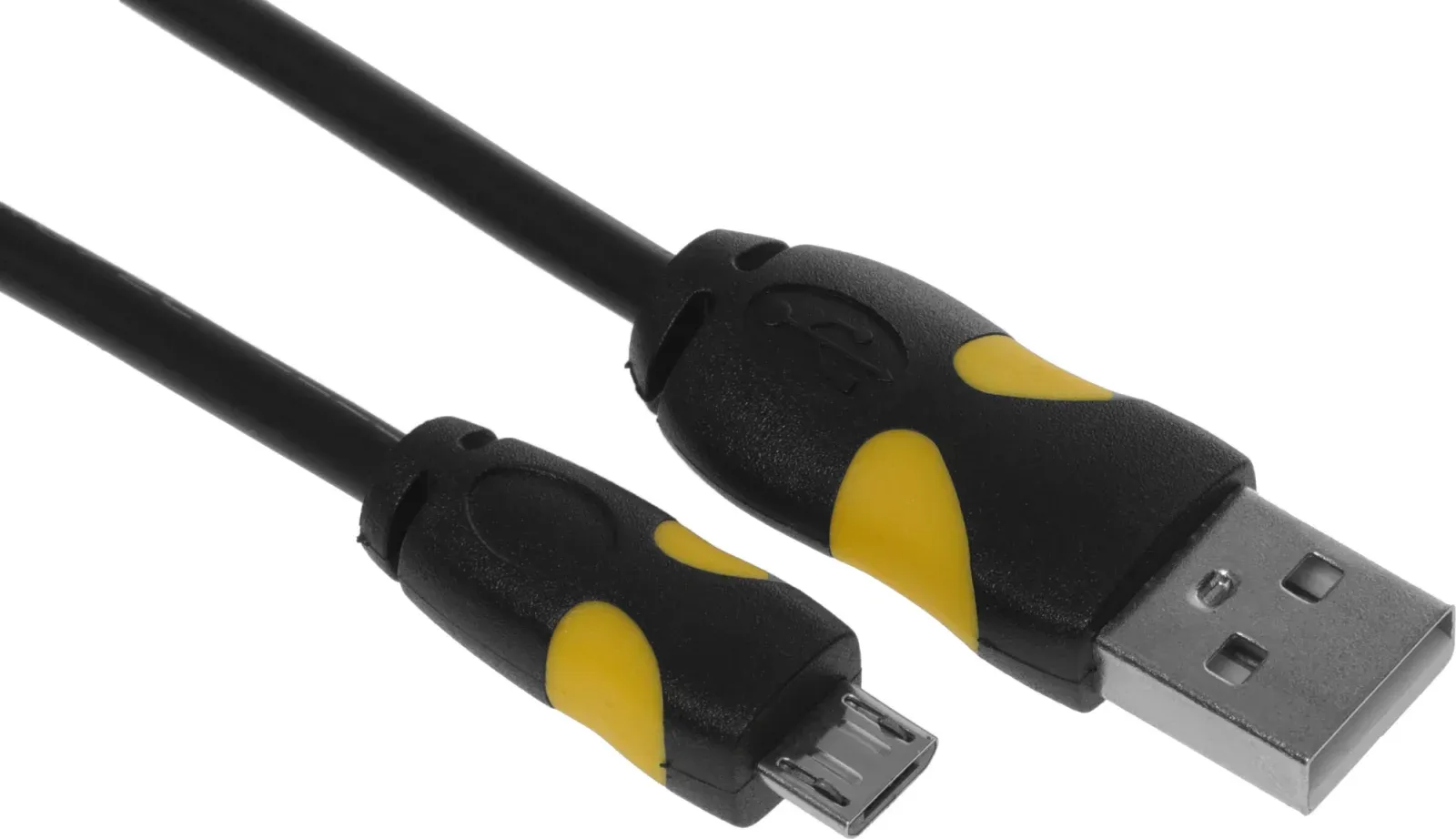 Кабель 2A Smooth Connector USB m-micro USB m 1м черный - фото 4