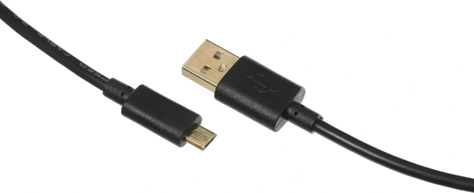 Кабель 2A Square Connector USB m-micro USB m 0.75м черный - фото 3