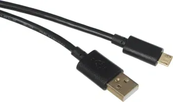 Кабель 2A Square Connector USB m-micro USB m 0.75м черный - фото 6