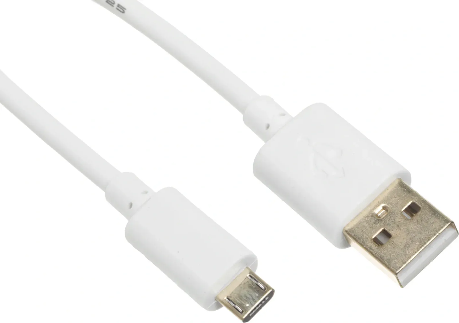 Кабель 2A Square USB m-micro USB m 1м белый - фото 3