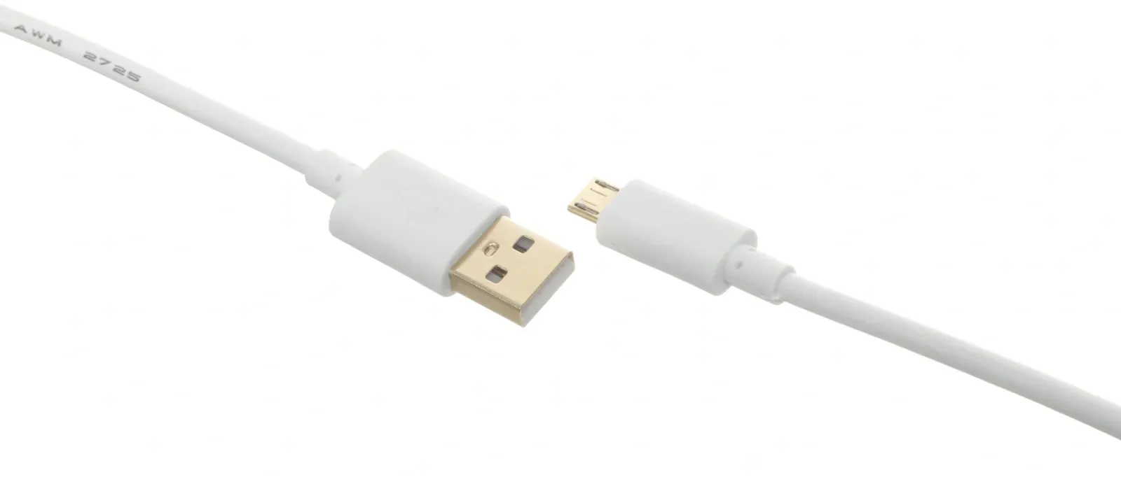 Кабель 2A Square USB m-micro USB m 1м белый - фото 4