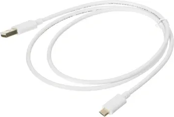 Кабель 2A Square USB m-micro USB m 1м белый - фото 7