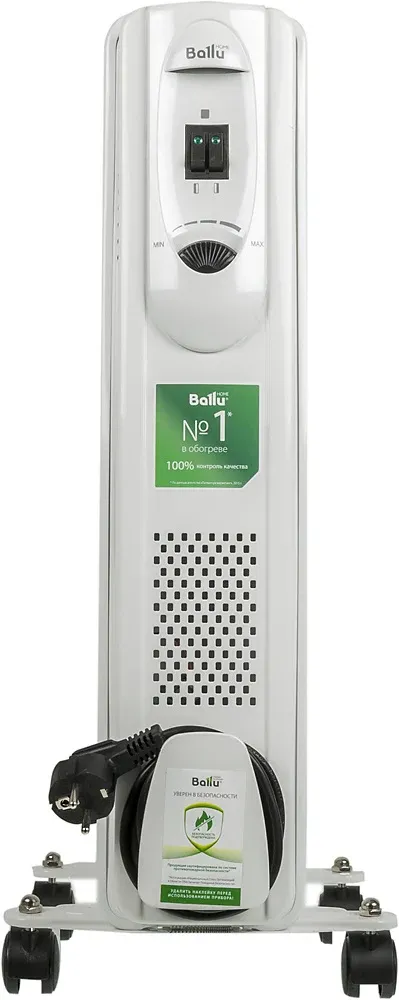 Радиатор масляный Ballu Comfort BOH/CM-09WDN 2000Вт белый/черный