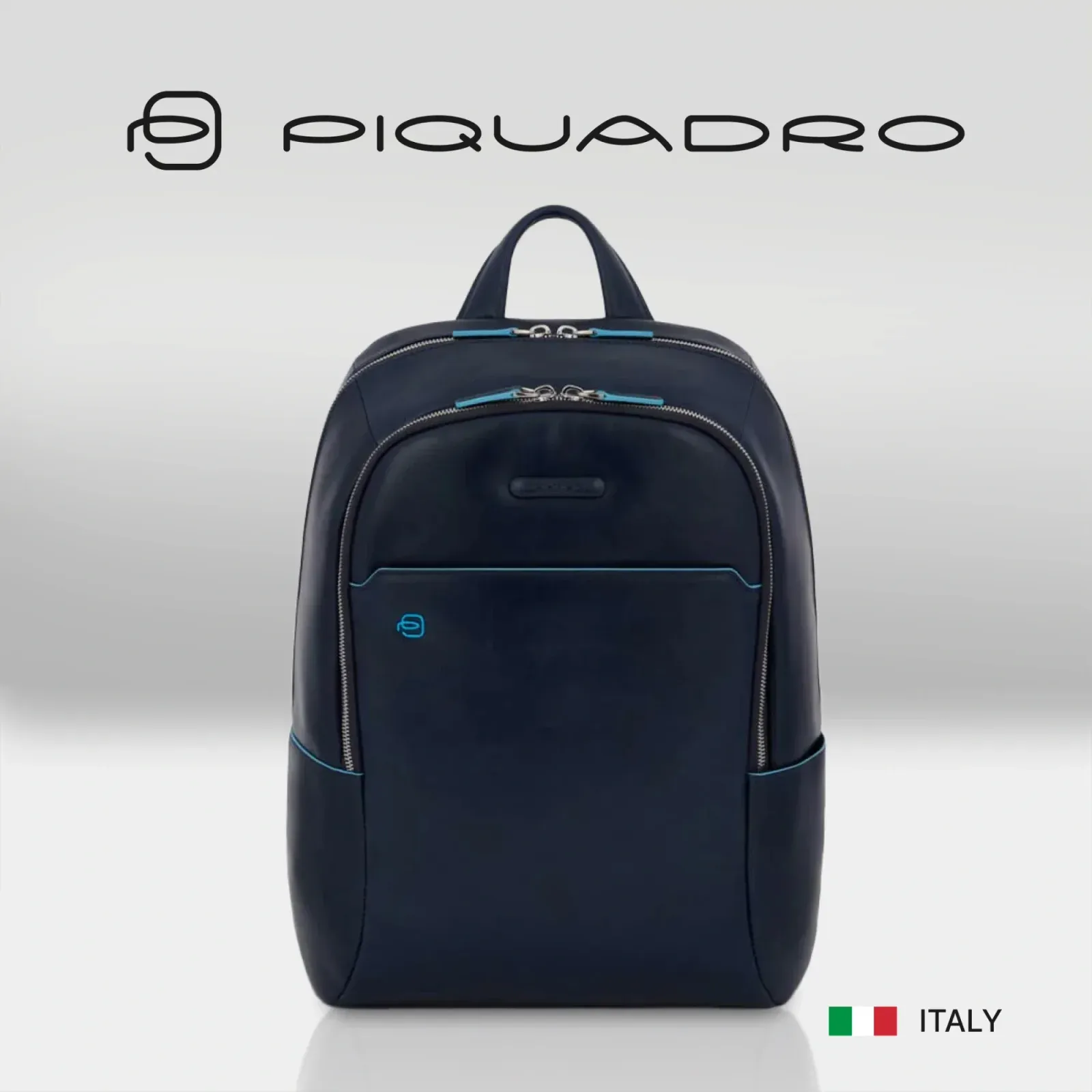 Рюкзак Piquadro Blue Square CA3214B2/BLU2 синий натур.кожа - фото 1