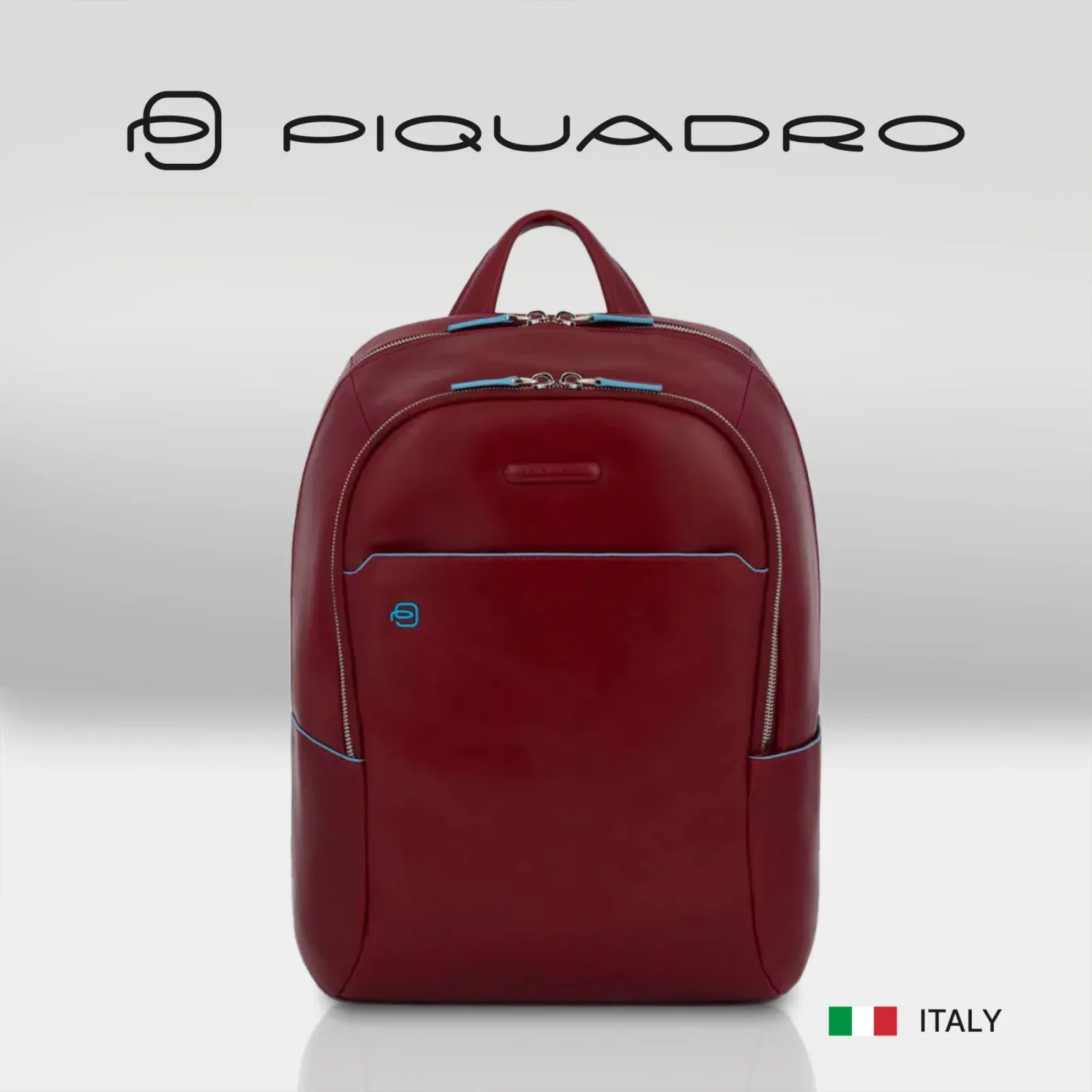 Рюкзак Piquadro Blue Square CA3214B2/R красный натур.кожа - фото 2