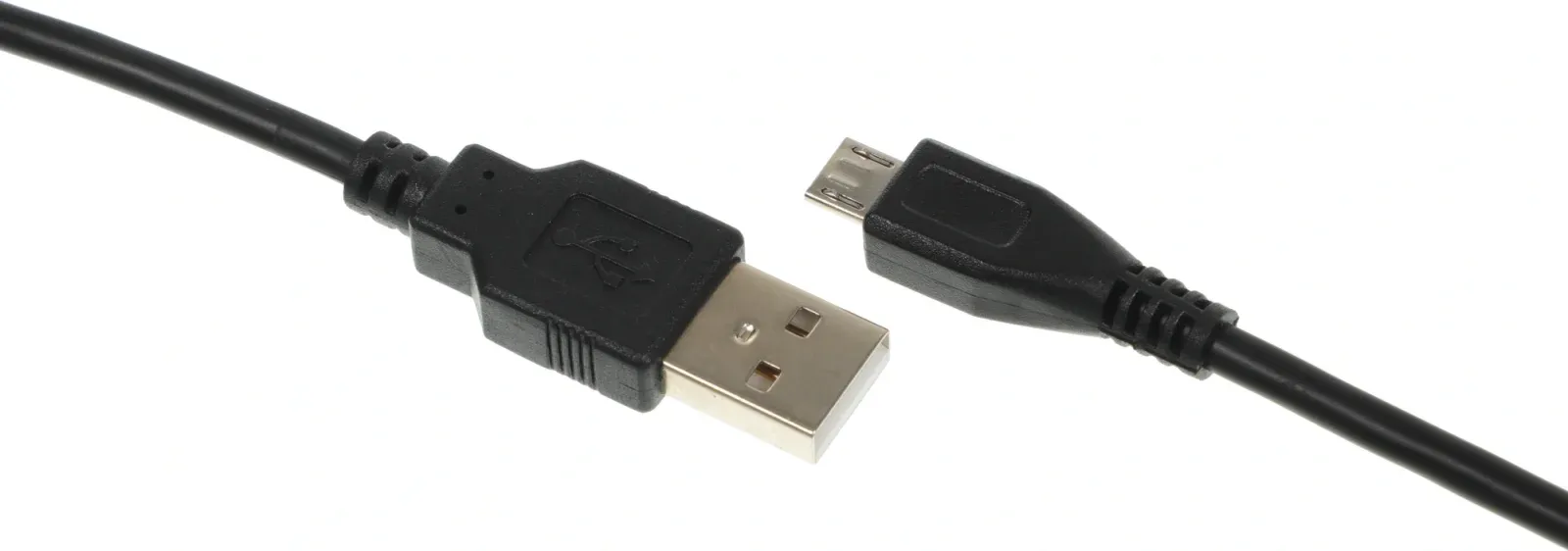 Кабель USB m-micro USB m 1.5м черный - фото 3
