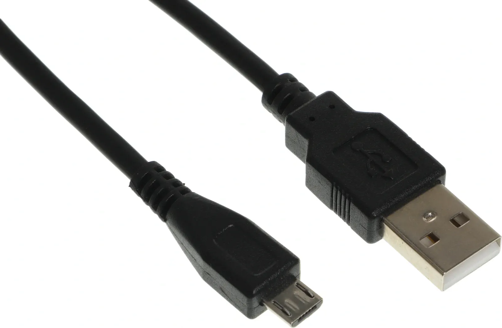 Кабель USB m-micro USB m 1.5м черный - фото 4