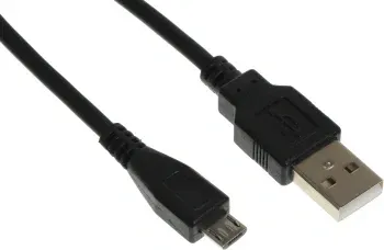 Кабель USB m-micro USB m 1.5м черный - фото 8