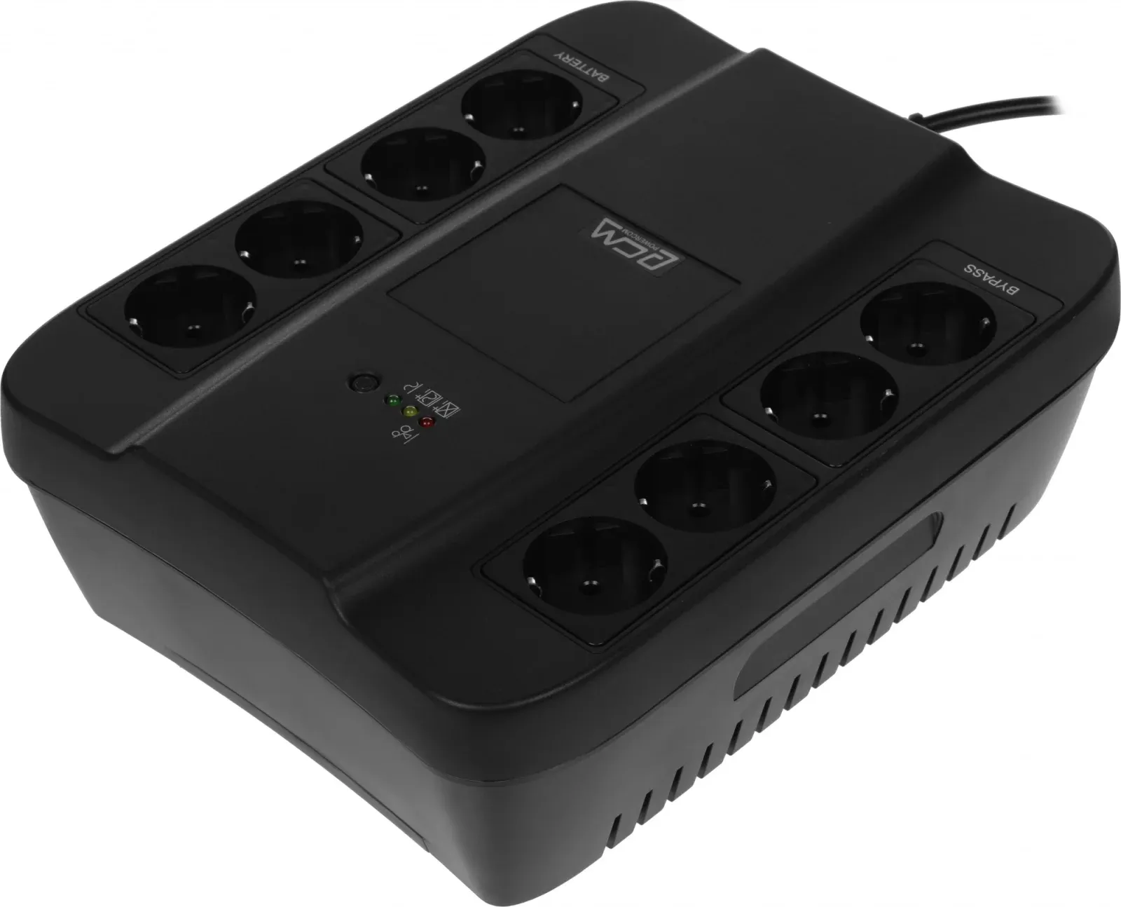 Источник бесперебойного питания Powercom Spider SPD-1000N 550Вт 1000ВА черный - фото 2