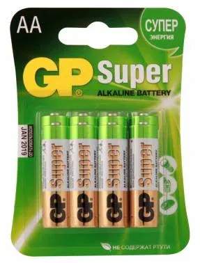 Батарея GP Super Alkaline 15A LR6 AA 8шт - фото 2