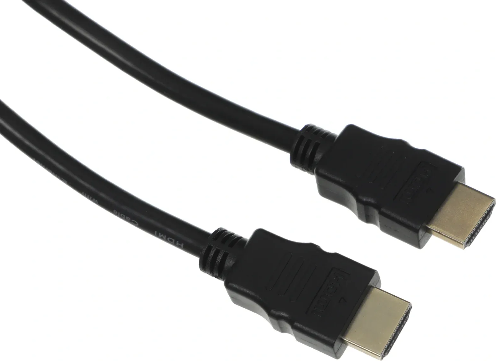 Кабель аудио-видео High Speed HDMI m/HDMI m 1м. позолоч.конт. черный - фото 2