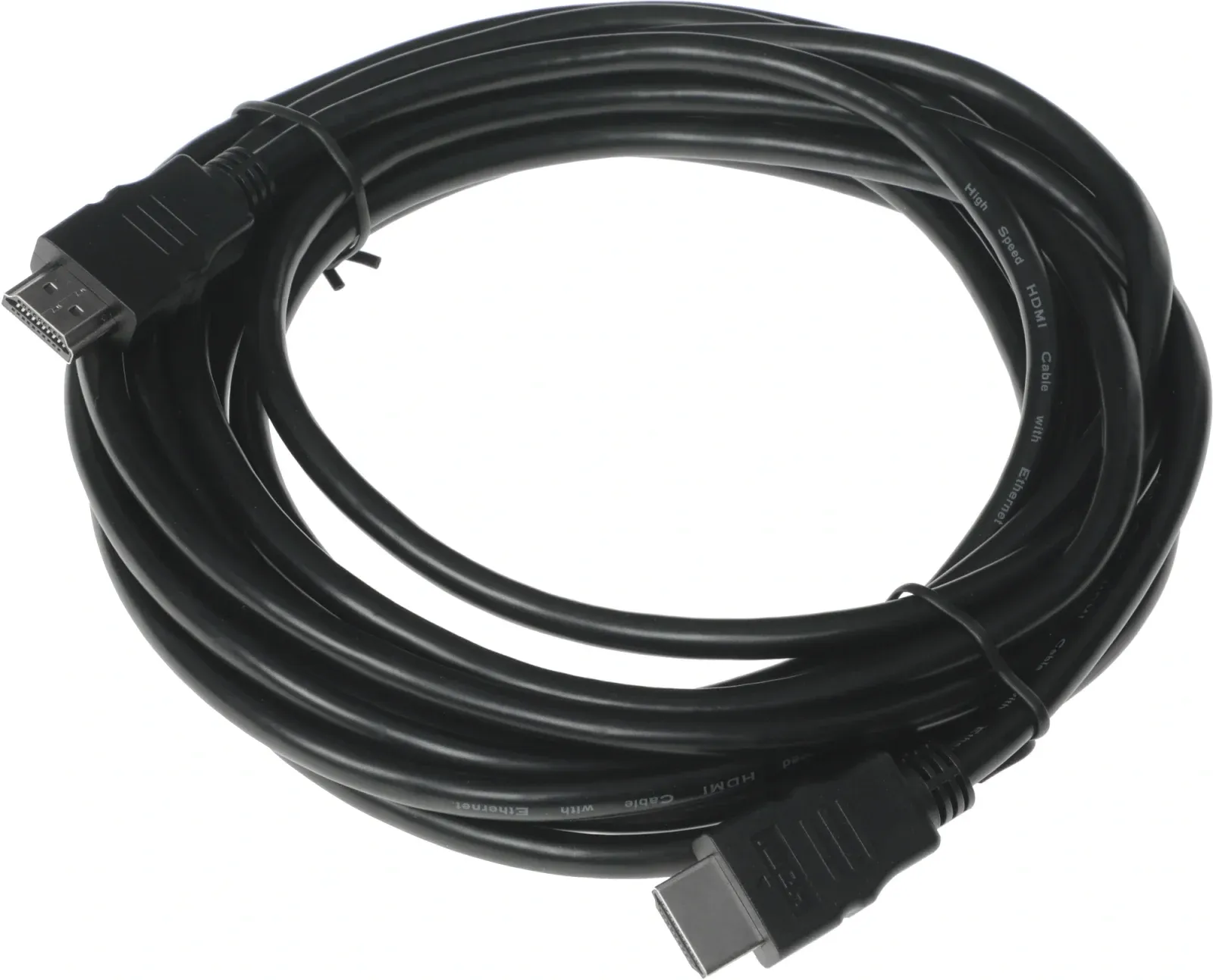 Кабель аудио-видео High Speed ver.1.4 HDMI m/HDMI m 5м. позолоч.конт. черный - фото 2
