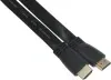 Кабель аудио-видео High Speed ver.1.4 Flat HDMI m/HDMI m 1.5м. позолоч.конт. черный - фото 7