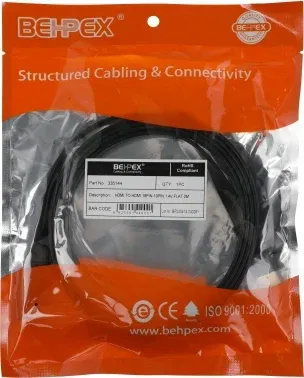 Кабель аудио-видео High Speed ver.1.4 Flat HDMI m/HDMI m 2м. черный - фото 5
