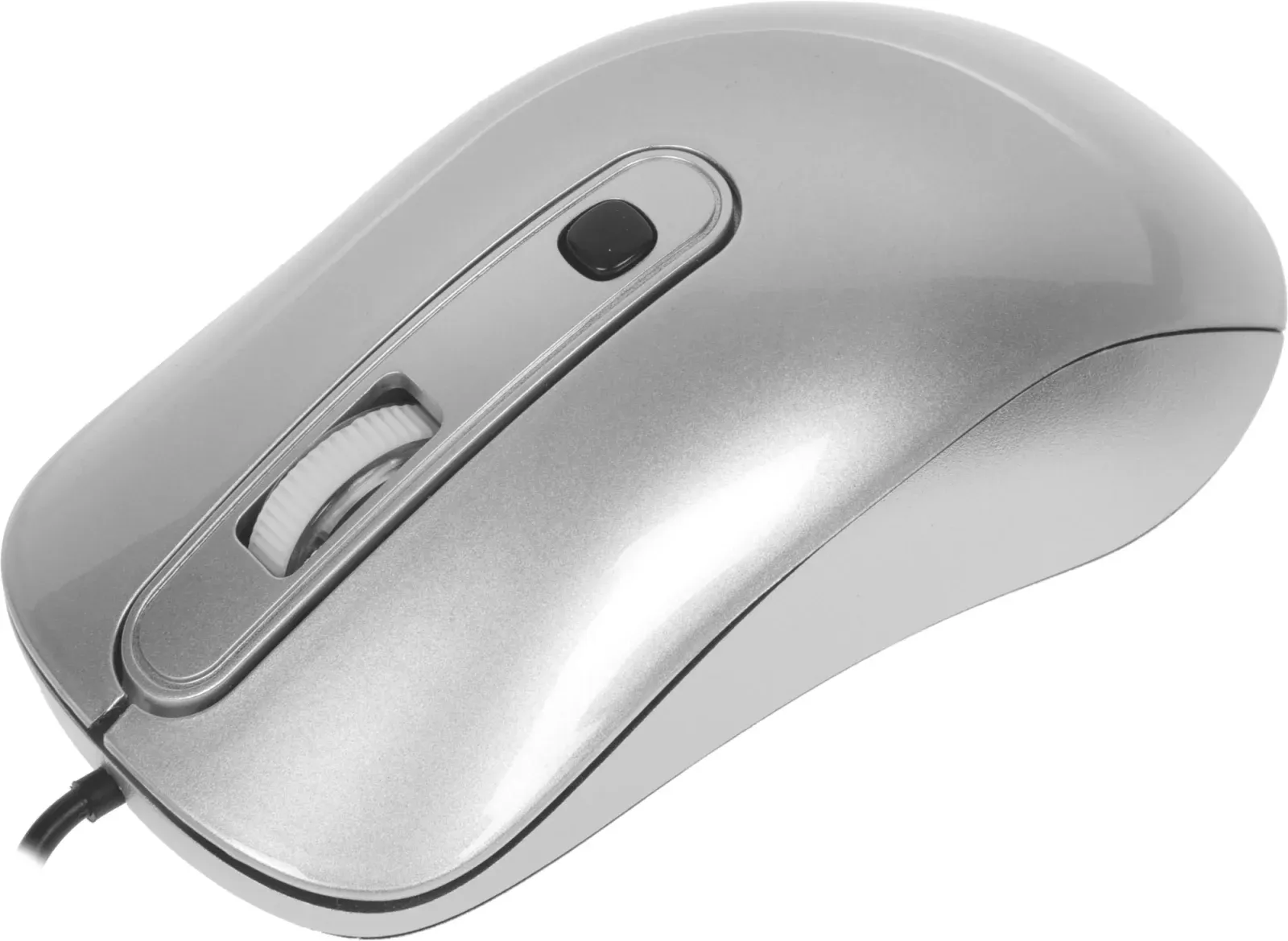 Мышь Оклик 155M серебристый оптическая 1600dpi USB 4but 337117 - фото 6