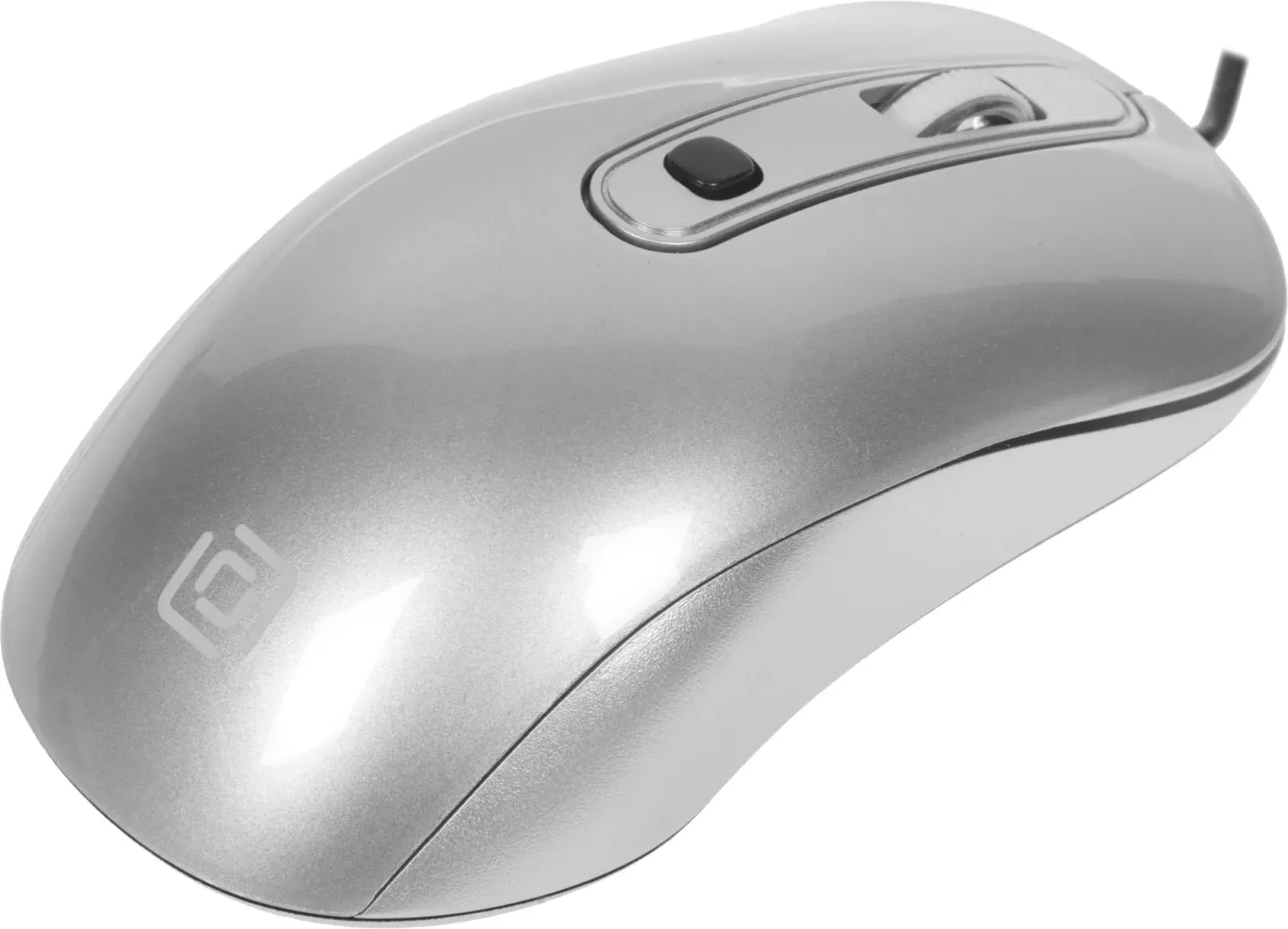 Мышь Оклик 155M серебристый оптическая 1600dpi USB 4but 337117 - фото 8