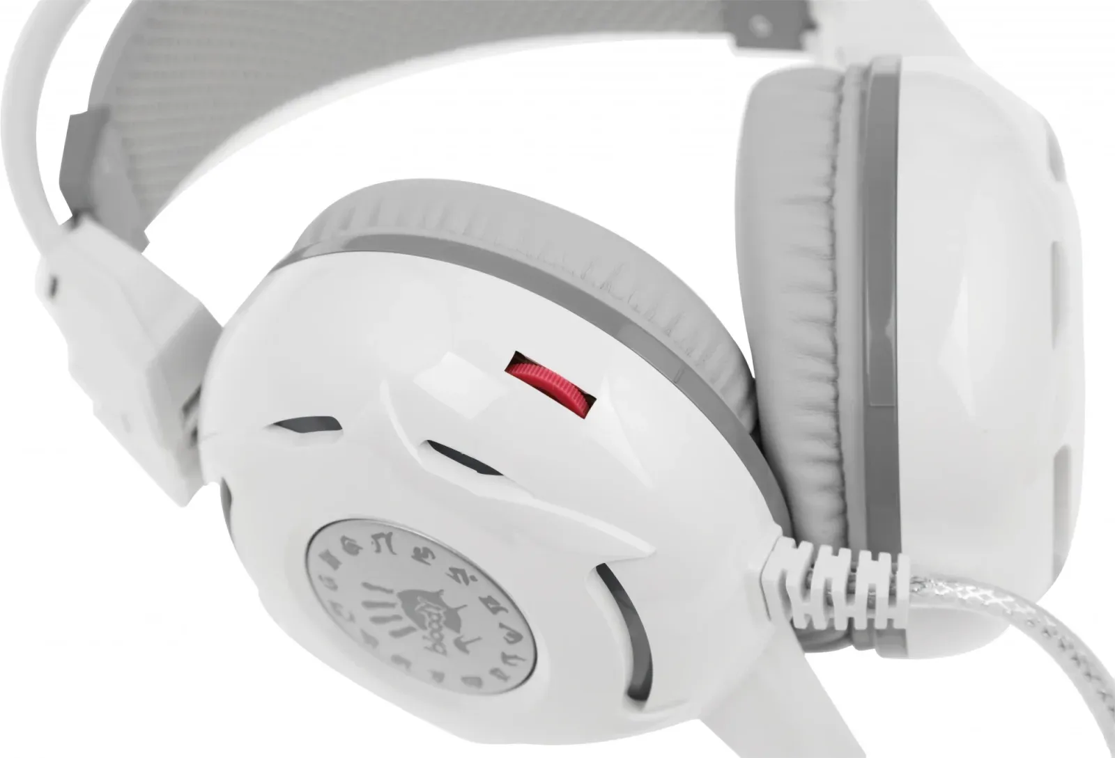 Наушники с микрофоном A4Tech Bloody G300 белый/серый 1.8м мониторные оголовье G300 WHITE+GREY - фото 7