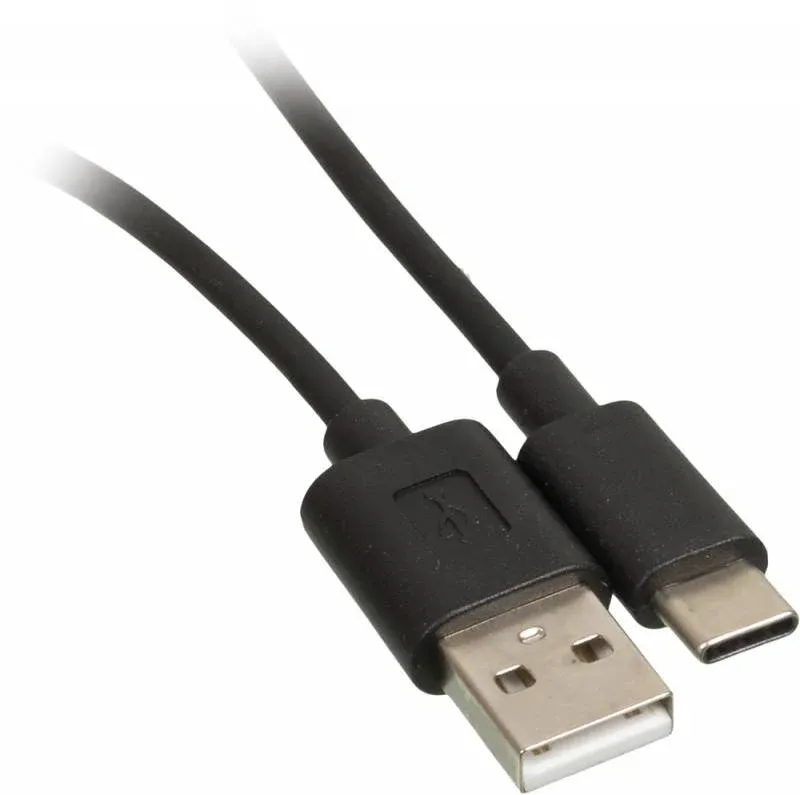 Кабель USB m-USB Type-C m 1м черный