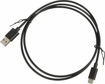 Кабель USB m-USB Type-C m 1м черный - фото 6