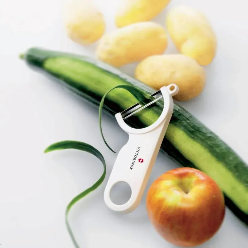 Овощечистка для овощей и фруктов Victorinox Potato Peeler белый упак.:европодвес 7.6073.7 - фото 1