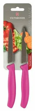 Набор ножей кухон. Victorinox Swiss Classic 6.7796.L5B компл.:2предм. розовый блистер - фото 4