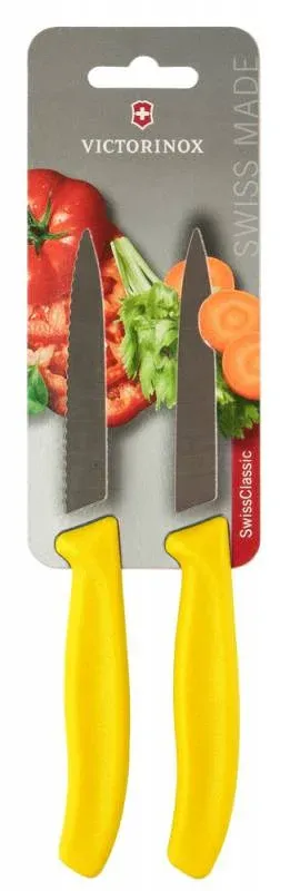 Набор ножей кухон. Victorinox Swiss Classic 6.7796.L8B компл.:2предм. желтый блистер - фото 2