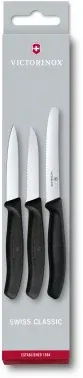 Набор ножей кухон. Victorinox Swiss Classic Paring 6.7113.3 компл.:3предм. черный европодвес - фото 4