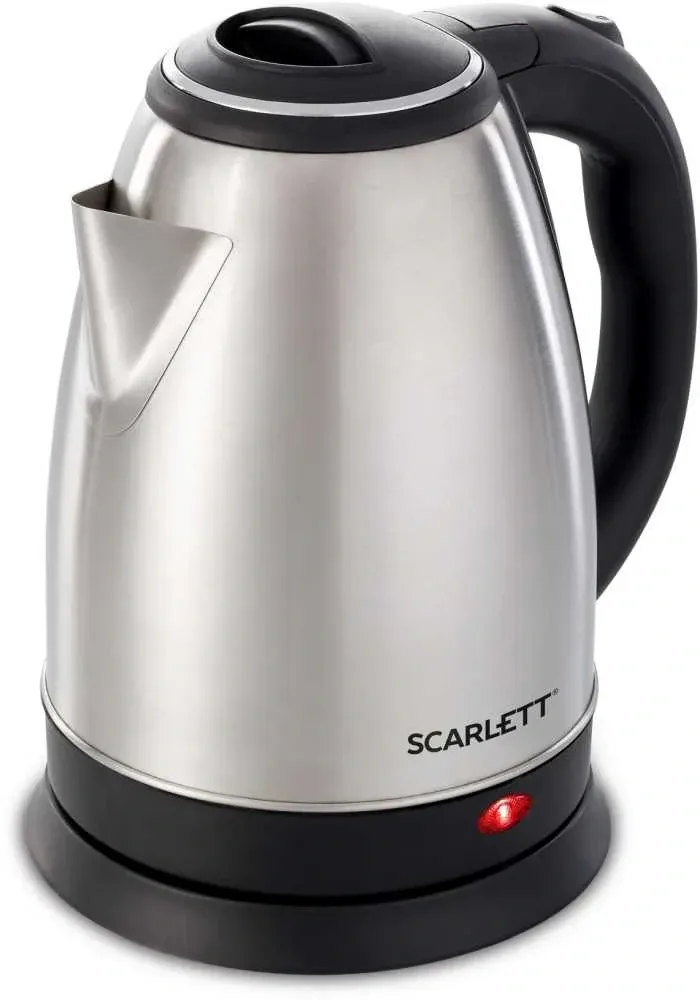 Чайник электрический Scarlett SC-EK21S26 2л. 1800Вт серебристый корпус: металл/пластик EK21S26 - фото 2