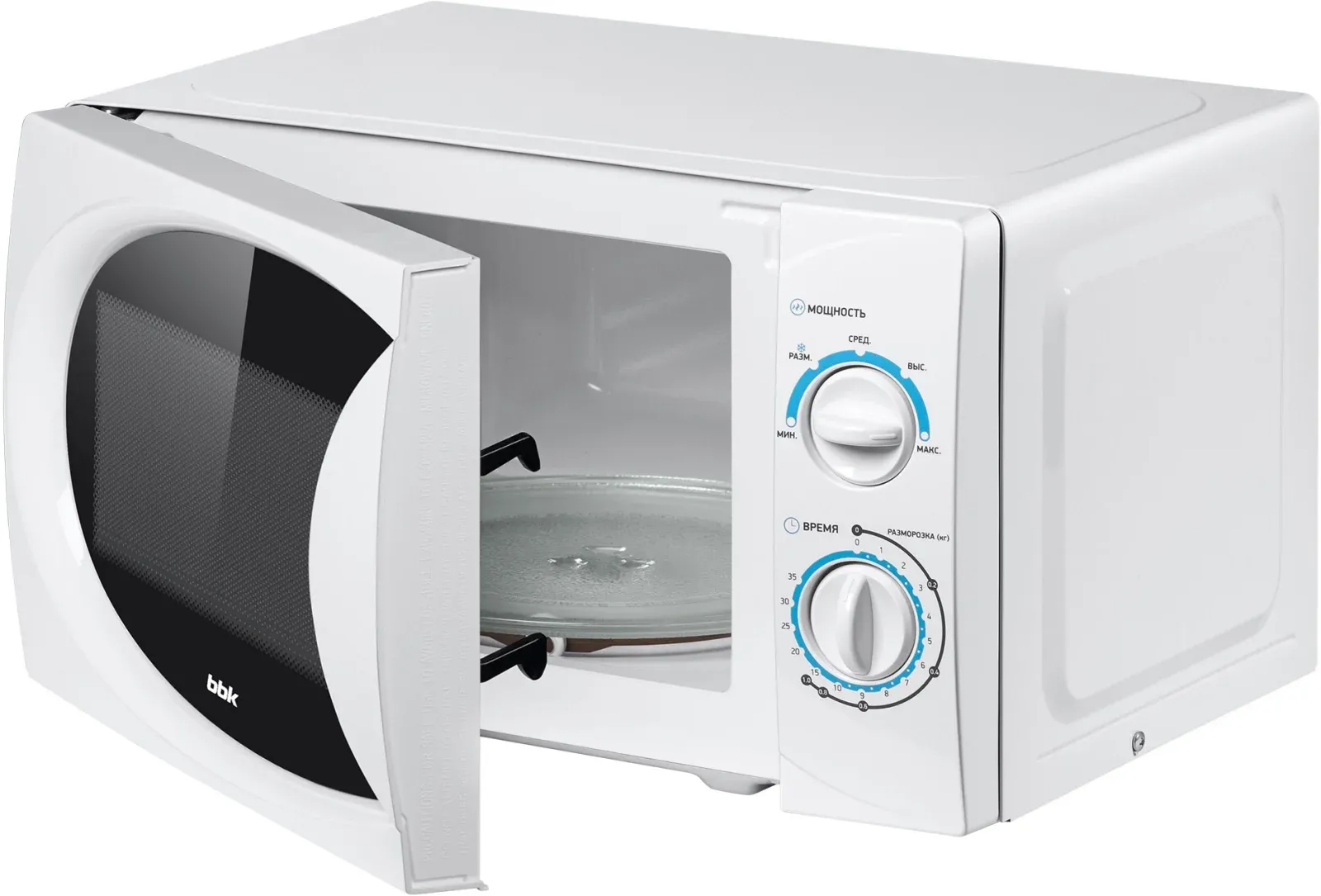Микроволновая Печь BBK 20MWS-710M/W 20л. 700Вт белый, 20 л - фото 6