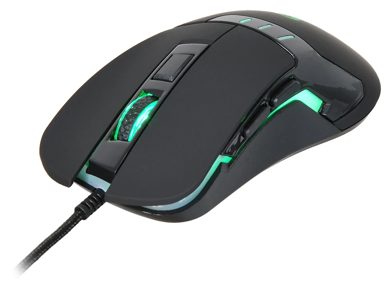 Мышь Оклик 865G Snake черный оптическая 2400dpi USB для ноутбука 6but 368643 - фото 5