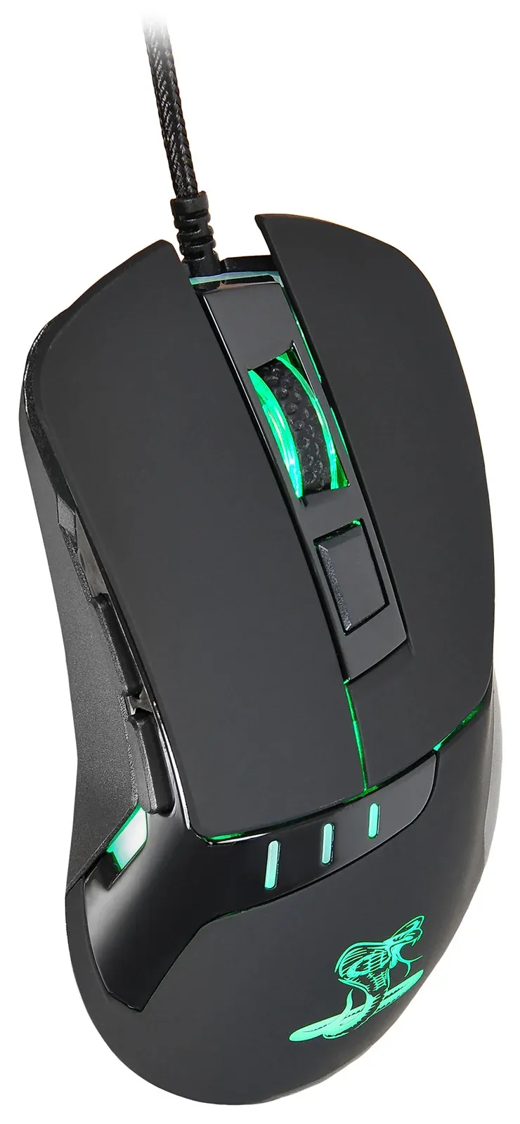 Мышь Оклик 865G Snake черный оптическая 2400dpi USB для ноутбука 6but 368643 - фото 6