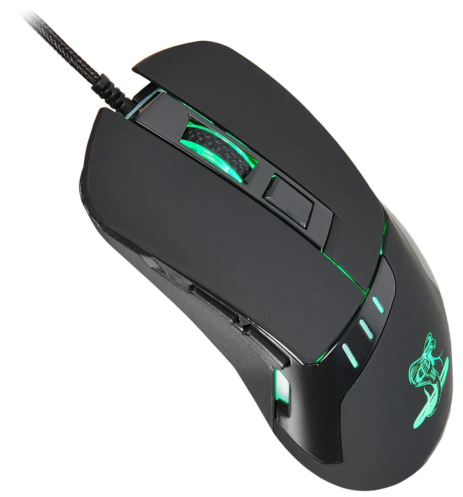 Мышь Оклик 865G Snake черный оптическая 2400dpi USB для ноутбука 6but 368643 - фото 7