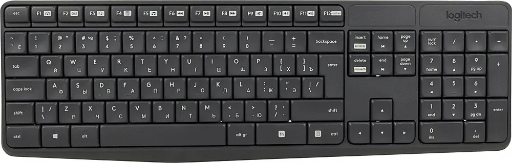 Комплекты клавиатура+мышь LOGITECH MK235 - фото 1