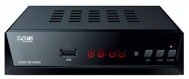 Ресивер DVB-T2 Сигнал Эфир HD-600RU черный - фото 2