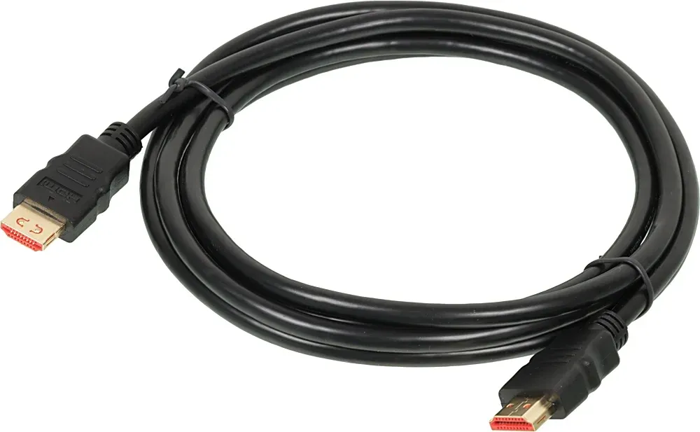 Кабель аудио-видео Buro HDMI 1.4 HDMI m/HDMI m 2м. позолоч.конт. черный BHP2M
