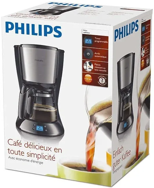 Кофеварка капельная Philips HD7459/20 1000Вт черный - фото 2