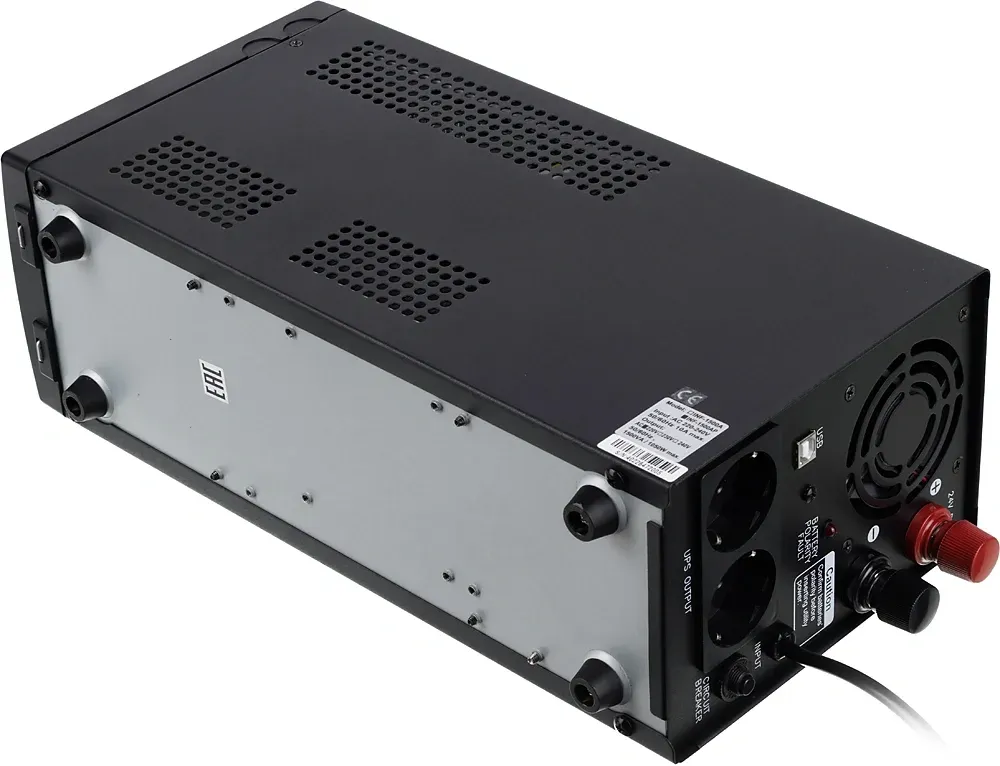 Источник бесперебойного питания Powercom Infinity INF-1500 1050Вт 1500ВА черный без батареи - фото 5