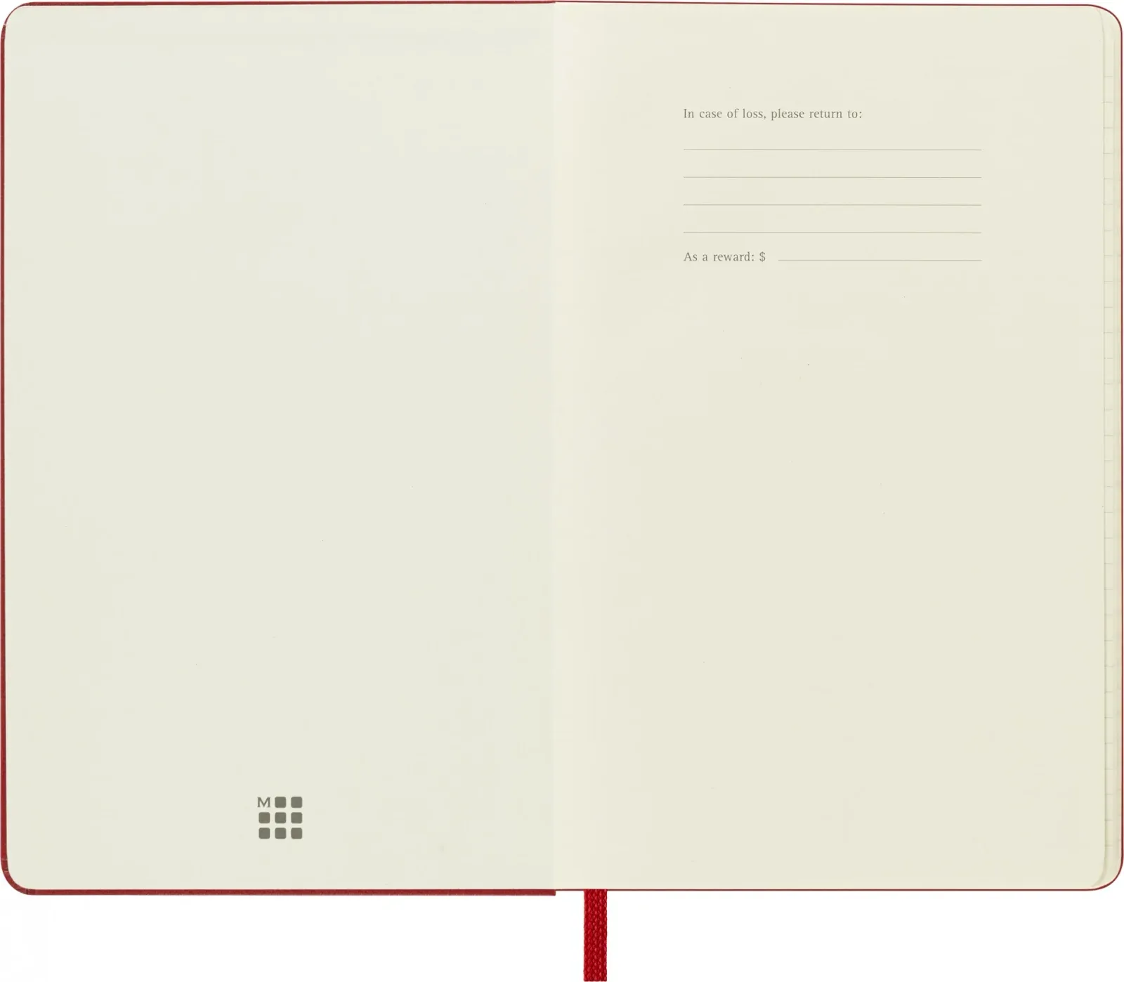 Ежедневник Moleskine CLASSIC Pocket 90x140мм 400стр. красный - фото 2