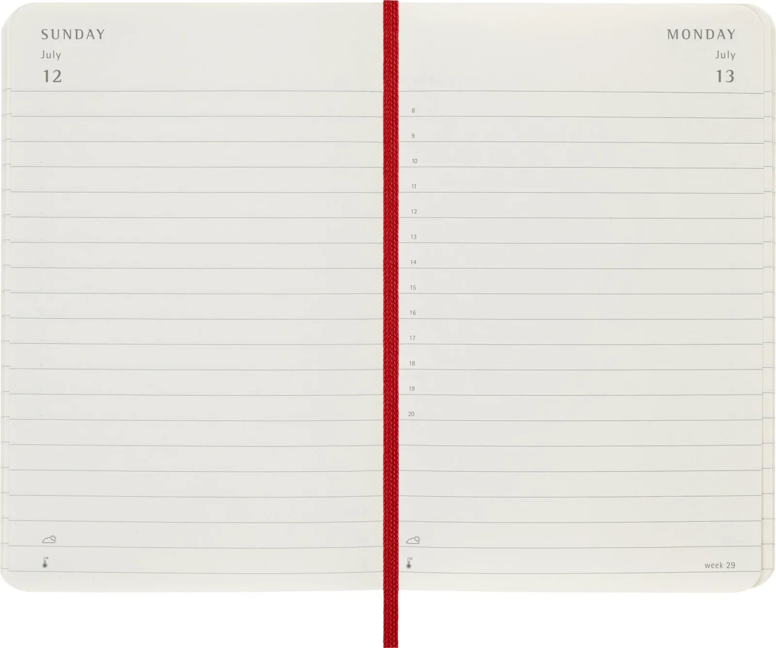 Ежедневник Moleskine CLASSIC SOFT Pocket 90x140мм 400стр. мягкая обложка красный - фото 3