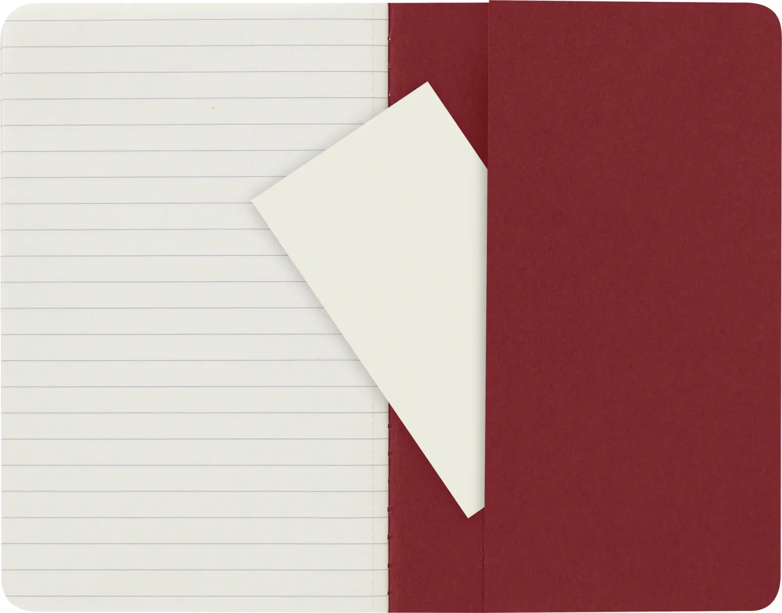 Блокнот Moleskine CAHIER JOURNAL CH111 Pocket 90x140мм обложка картон 64стр. линейка клюквенный 3шт - фото 5