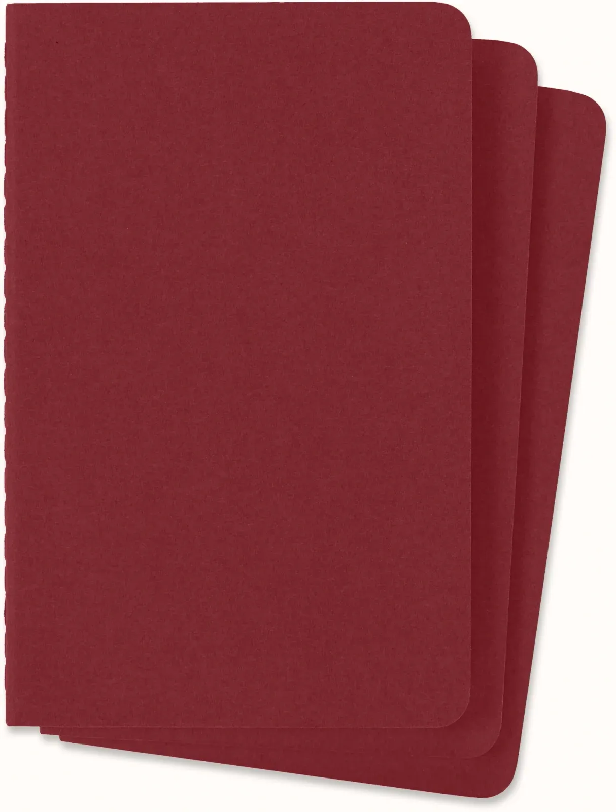 Блокнот Moleskine CAHIER JOURNAL CH111 Pocket 90x140мм обложка картон 64стр. линейка клюквенный 3шт - фото 6
