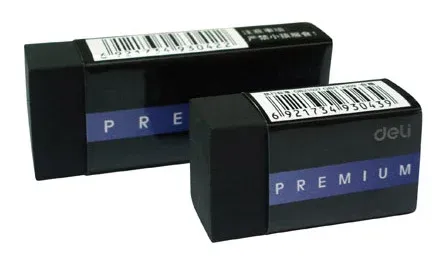 Ластики DELI Premium черный - фото 1