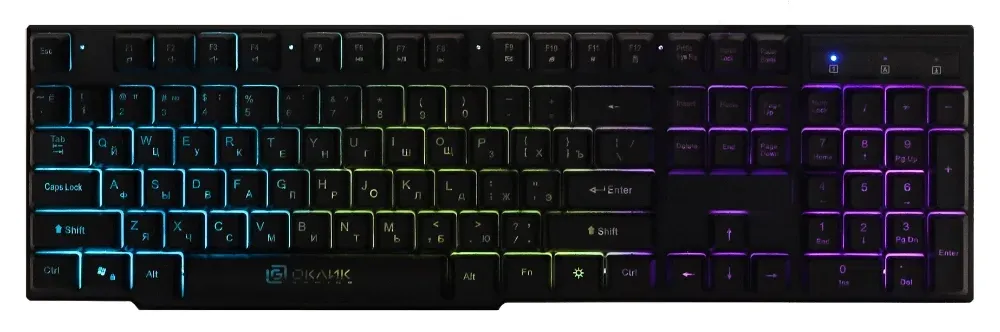 Клавиатуры OKLICK 780G SLAYER черный - фото 1