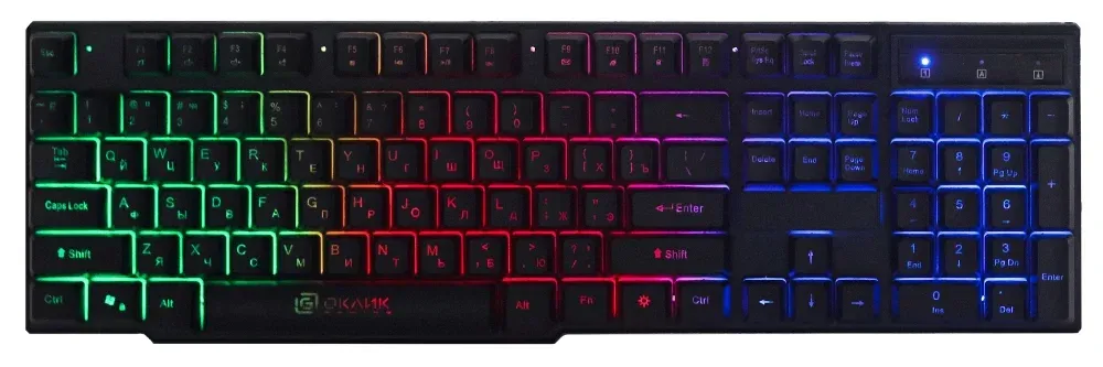 Клавиатуры OKLICK 780G SLAYER черный - фото 3
