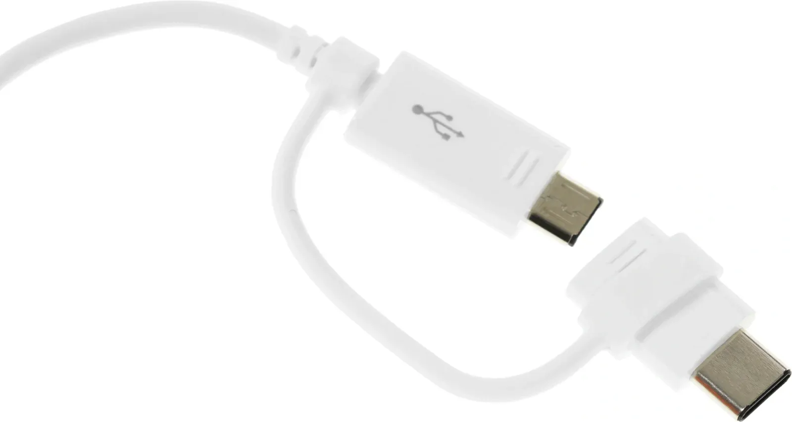 Кабель Samsung EP-DG930DWEGRU USB m-USB Type-C m/micro USB m 1.5м белый - фото 3