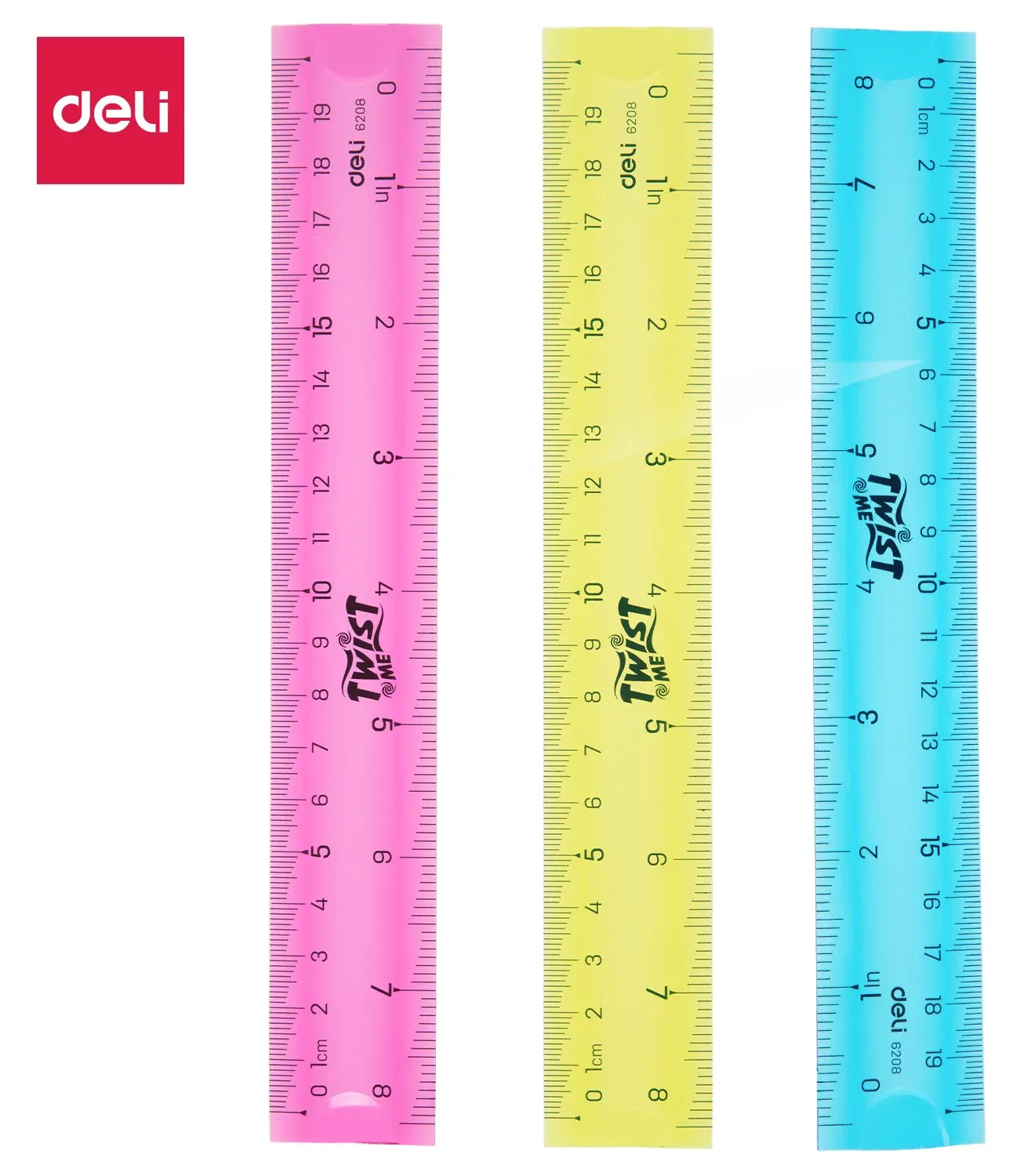 Линейки DELI E6208 ассорти - фото 2