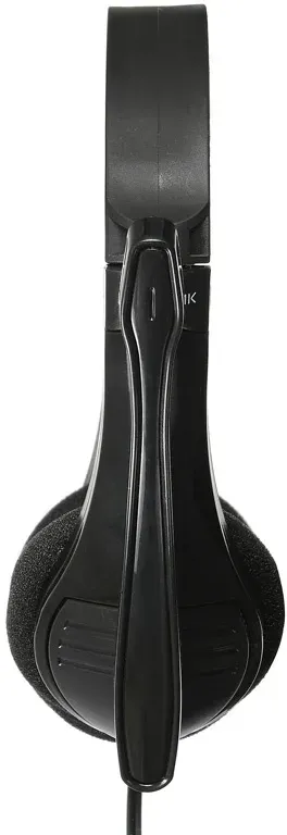 Наушники с микрофоном Оклик HS-M150 черный 2.2м накладные оголовье 428963 - фото 5