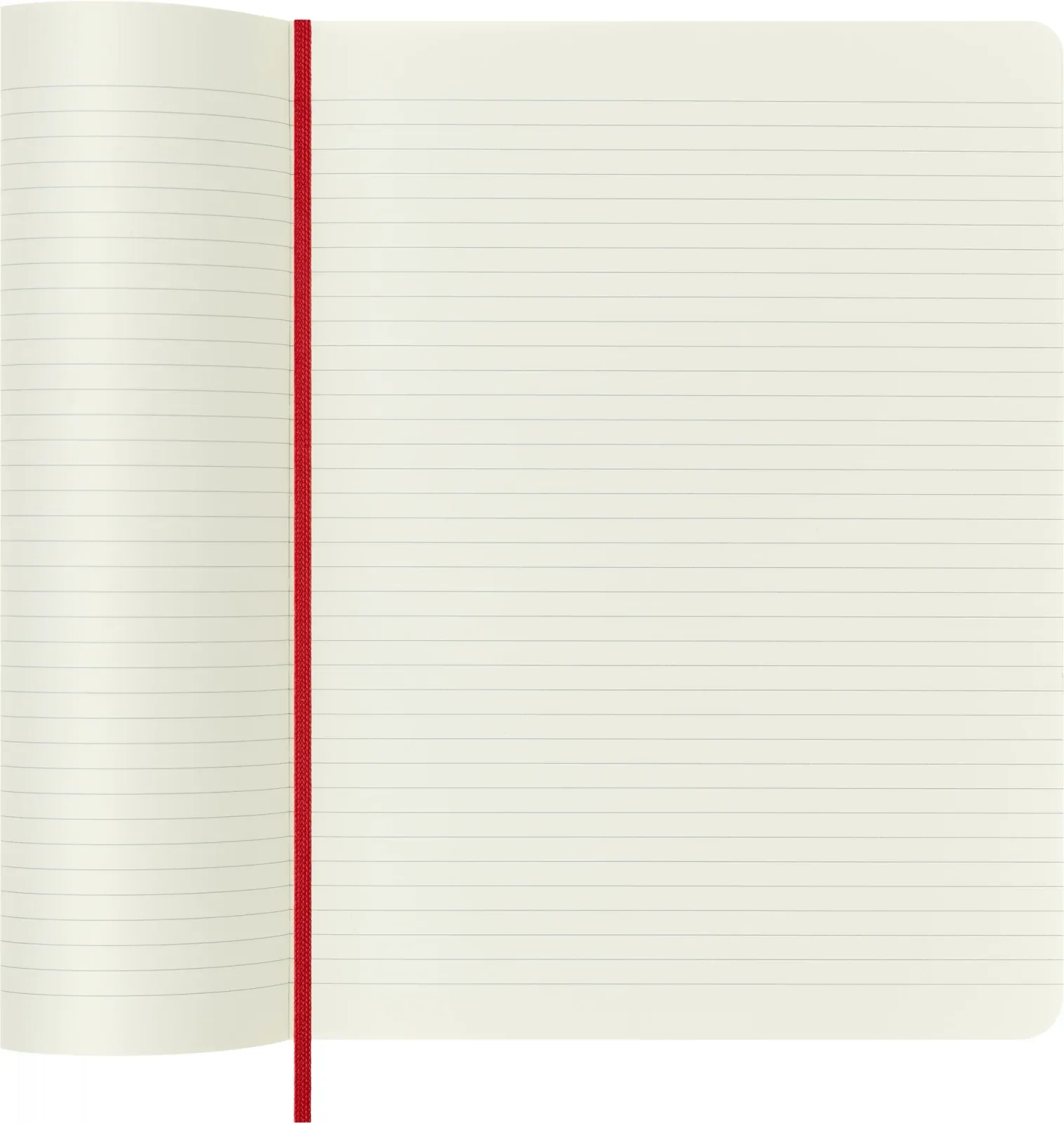 Блокнот Moleskine CLASSIC SOFT QP621F2 XLarge 190х250мм 192стр. линейка мягкая обложка красный - фото 4