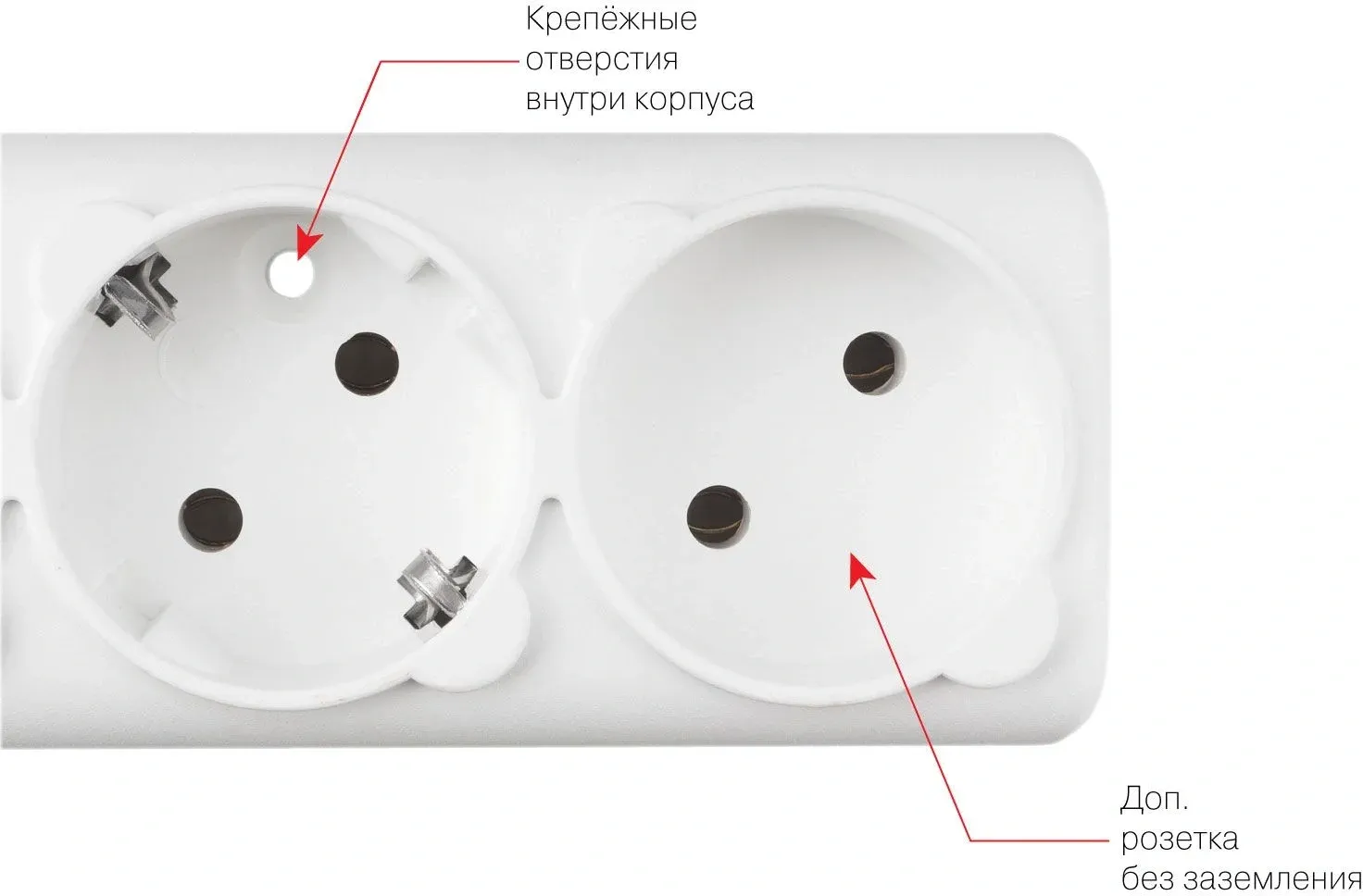 Сетевой фильтр Powercube SPG5+1-16B-1,9M-WHITE 1.9м 6 розеток белый коробка - фото 4