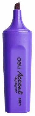 Текстовыделитель Deli ES621violet Delight скошенный пиш. наконечник 1-5мм фиолетовый - фото 2